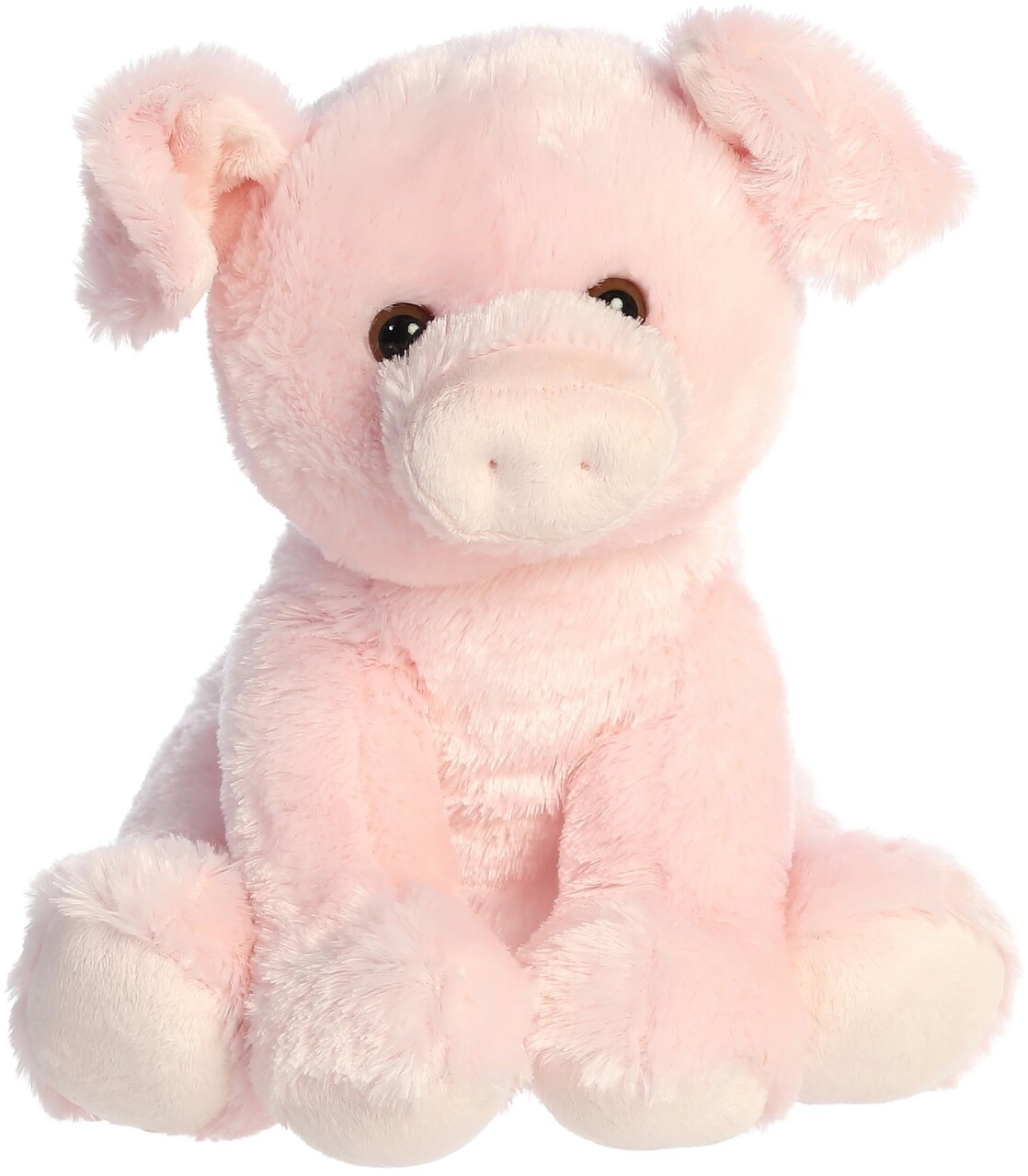 Aurora® Cuddly Pig Stuffed Animal - Cozy Comfort - Endless Snuggles - Pink 14 Inches